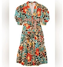 Farm Rio Mushroom Forest Dress Size L $255