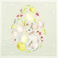 Home Fashion Serviette Oster Dekoei 33X33 Cm Ostern Tischdeko FrüHlingsmotiv