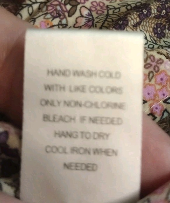 Daniel Rainn Peasant Blouse Floral Feminine Split Neck Pullover Size Medium 