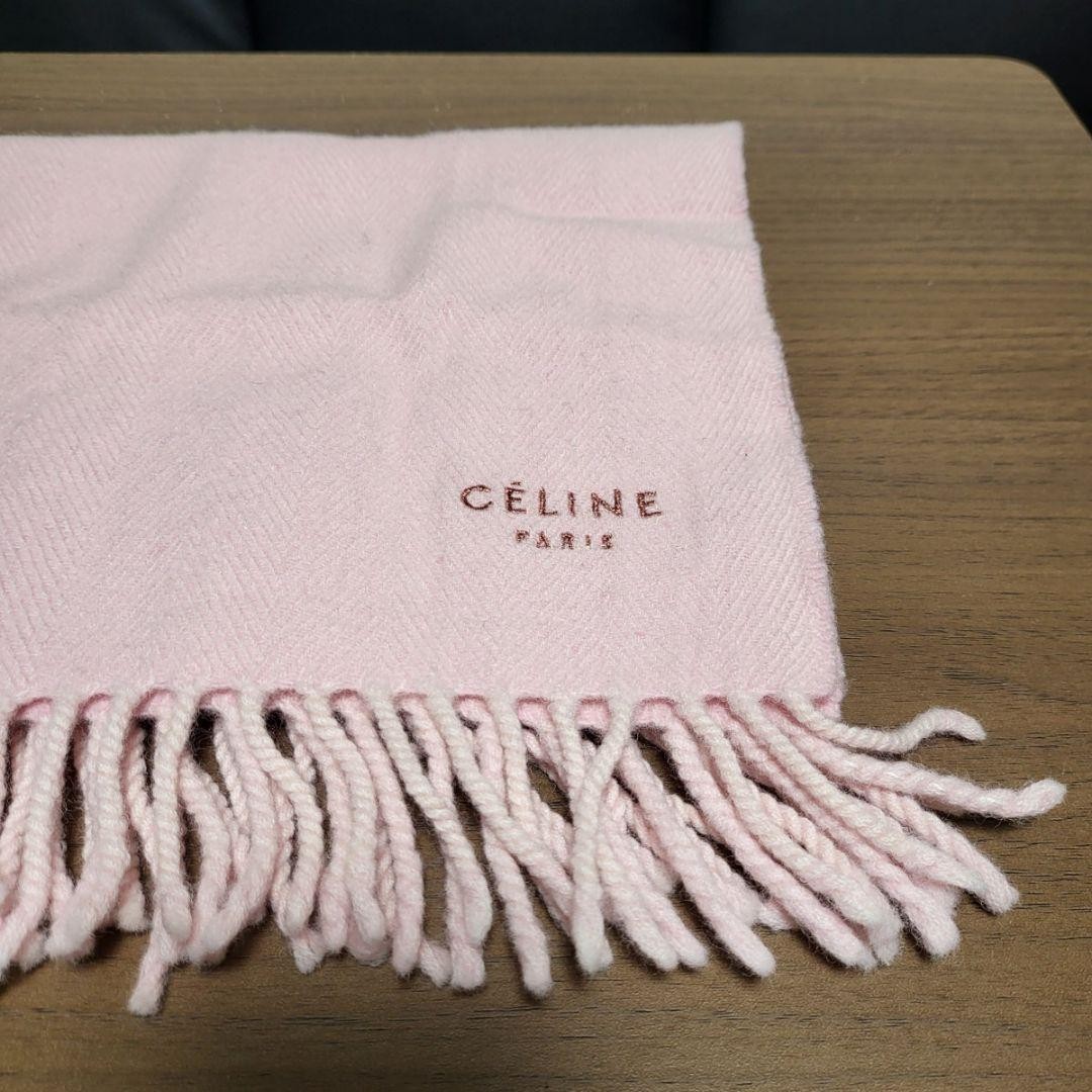 CELINE❤︎ガーゼケット140×190cmピンク Celine Women Wallet 7900 Lap Blanket Wool Pink Bc11Yt Limited