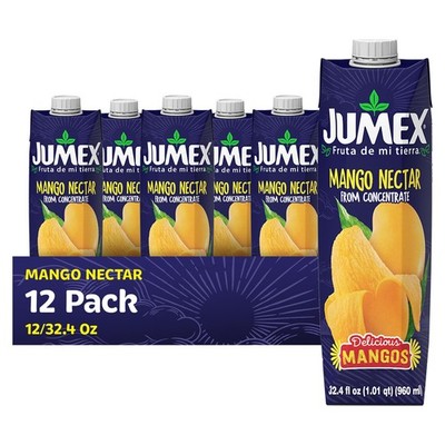 Jumex Mango Nectar - Juice Made with 32.4 Fl Oz (Pack of 12) 