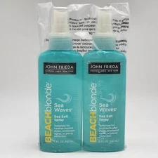 2-pack John Frieda Beach Blonde Sea Waves Sea Salt Spray 5 oz For Beachy Waves