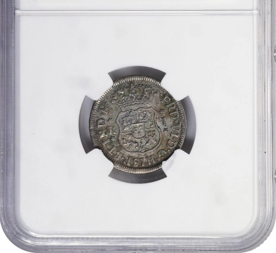 1755 Mo M NGC XF40 Mexico 1 Real Pillar Minor, Ex: Rutherford, Vibrant, Top Pop! - Image 4 of 4