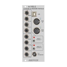 Doepfer A-192-2 Dual CV/Gate to MIDI/USB - Interface Modular Synthesizer
