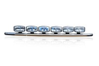 Dachvisier Lichtleiste FüR 2014+ DAF CF Space Cab Lkw Edelstahl
