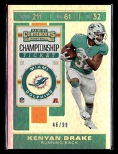2019 Panini Contenders #7 Kenyan Drake Championship Ticket #/99