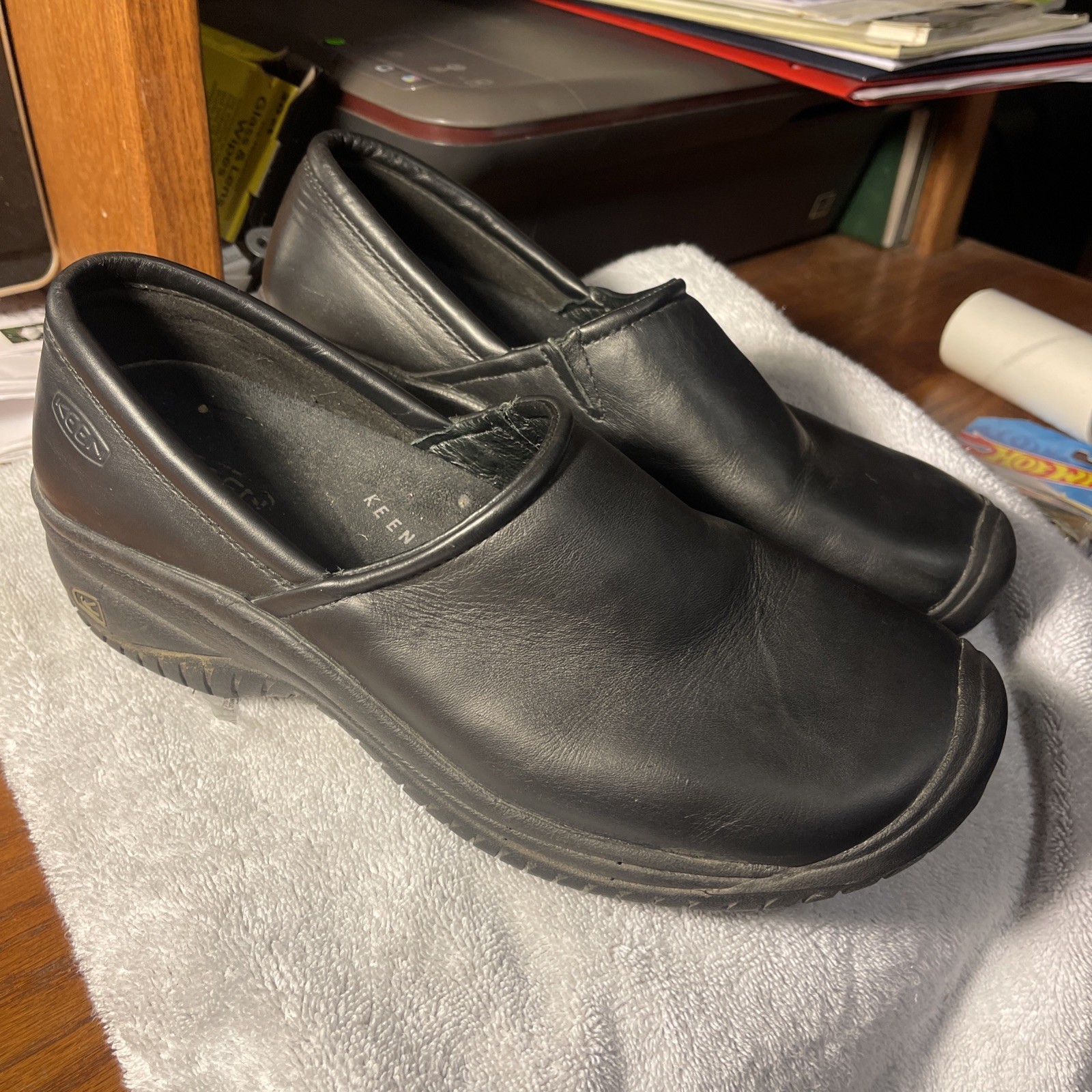 Scarpe da lavoro KEEN Utility donna 11 PTC slip on nere #1006987 antiolio e antiscivolo