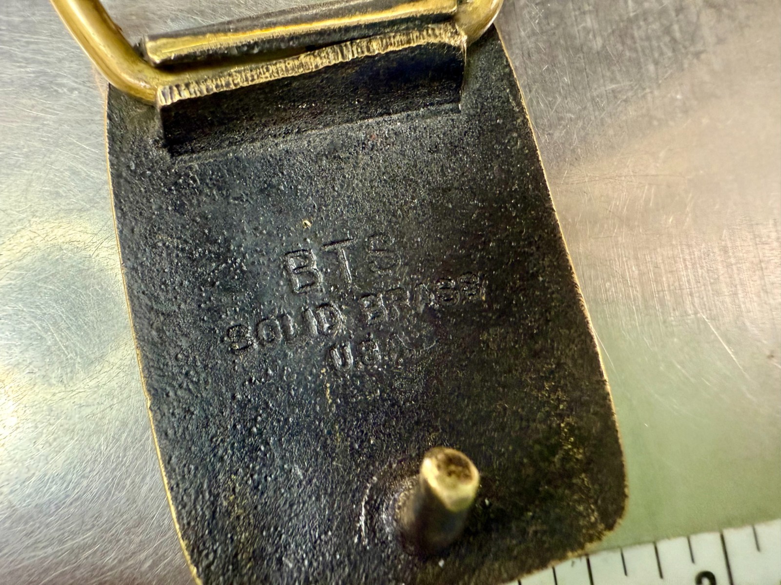 Custom Name WAYNE Solid Brass Vintage 1979 BTS Be… - image 9