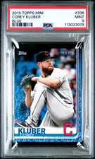 Corey Kluber - 2019 Topps On Demand Mini Blue  PSA 9  #10/10