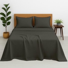 Olympic Queen Cotton Bed Sheets Set-400 Thread Count Cotton Sheets-4 Piece