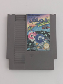 Very Good Genuine Authentic Nintendo NES Game Adventures of Lolo 3 PAL AU Tested