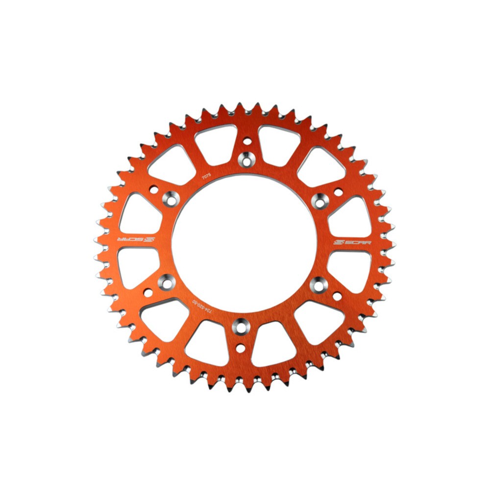 corona di alluminio cicatrice ultraleggera autolimpiable-520 per moto