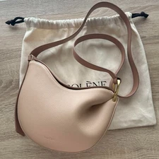 Polène Tonka shoulder bag for Women Mini Bag with Shoulder Pink Duo Dune