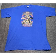 Shaka Wear Shirt Men 4XL Super Max Blue USA Patriot Don't Tread On Me