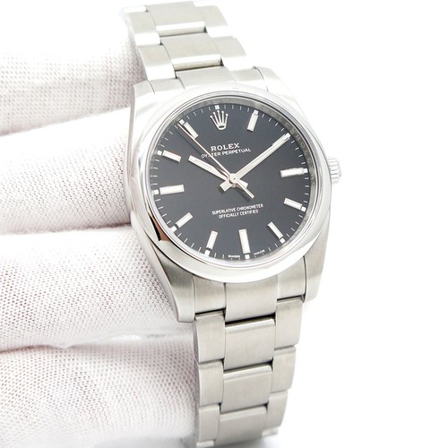 Rolex 114200 Oyster Perpetual with Black Dial