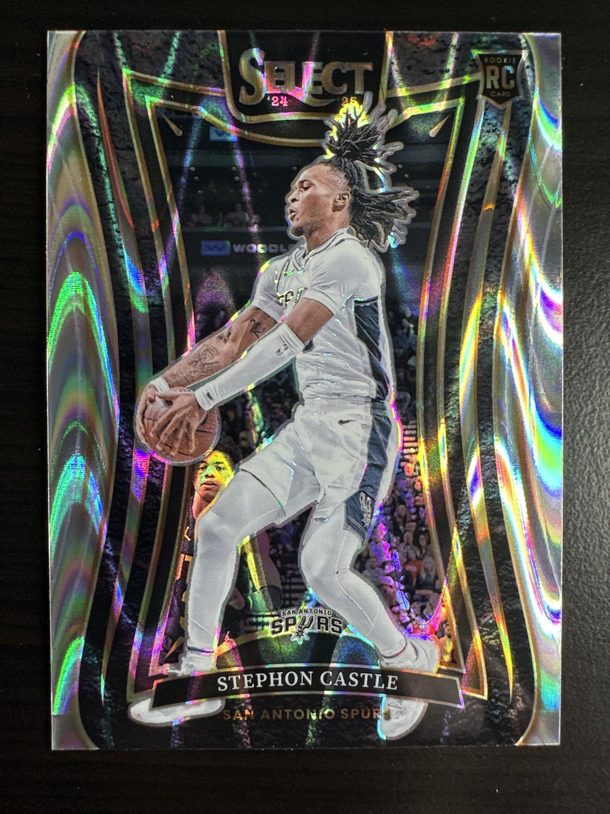 2024-25 Panini Select #388 Stephon Castle Tectonic Prizm
