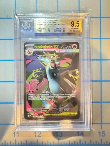 Mega Charizard X ex #109 pokemon bgs 9.5（product description）⬇️