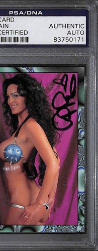 Julie Strain Signed 1996 Lasting Images Wig-L-Vision The B Queen Card #6 PSA/DNA - Bild 1 von 24