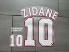 Flocking ZIDANE #10 White 1998 Jersey France FFF World Cup 98 (Patch Kit)