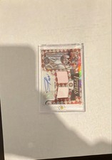 2021 Panini Legacy - Futures Dual Patch Autographs Mac Jones #FD-5 Ruby /50  
