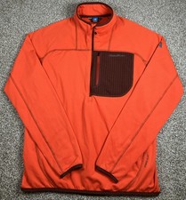 Eddie Bauer 1/4 Zip Pullover First Ascent FreeHeat Waffle Knit Men  s Size Medium