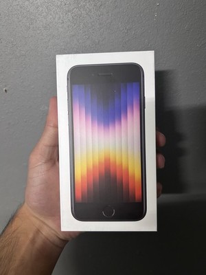 NEW Sealed Apple iPhone SE 3rd Gen 2022 5G 128GB Unlocked Smartphone - US STOCK
