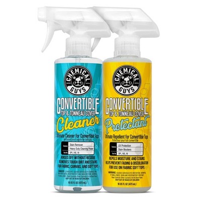Convertible Top Care Kit - Chemical Guys Cleaner Protectant 16oz 2pk