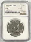 1956 Franklin Silver Half Dollar PROOF Type 2 NGC PF 67