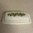 Vintage Pyrex Corelle Crazy Daisy Spring Blossom butter dish