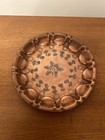 Vintage Fluted Copper Tray Dish Impressed Design United Arab Republic — photo 1