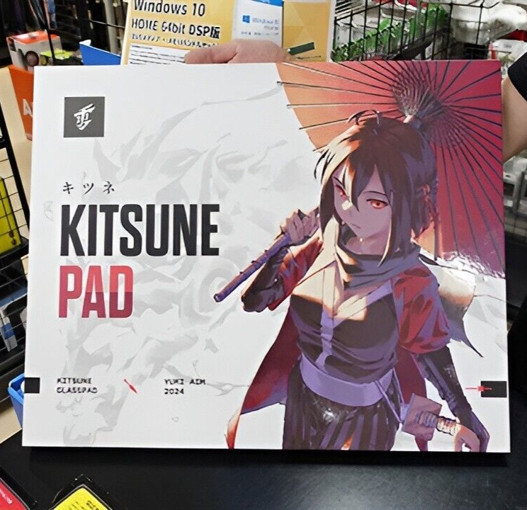 Yuki aim KITSUNE PAD ガラスパッド 2024 Yuki Aim - Kitsune Glass Mousepad Limited