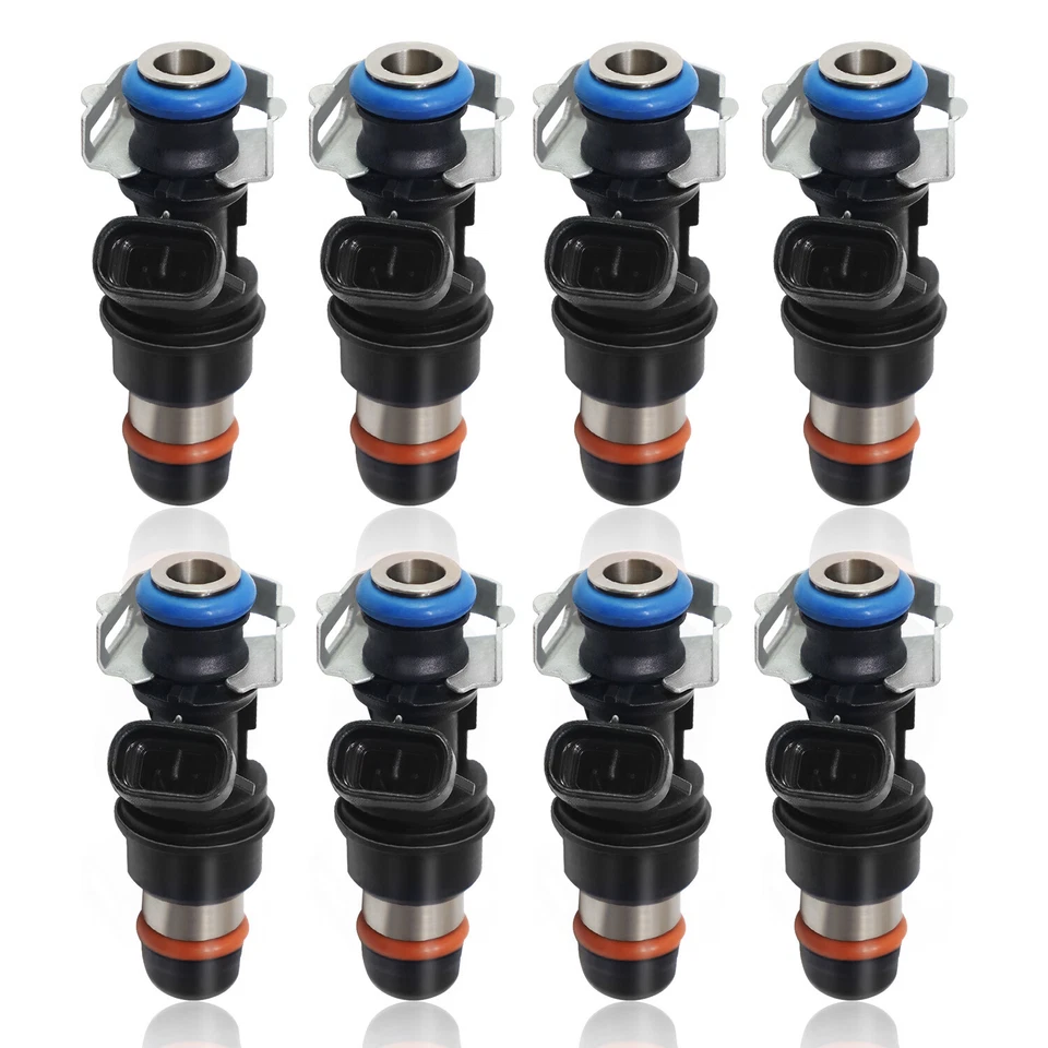 8x Genuine Fuel Injectors OEM 17113553 For 99-07 Chevy Silverado GMC Cadillac Foto 4 de 4