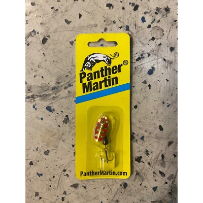 Panther Martin PM Spotted Teardrop Spinners Fishing Lure Size 1/16 Oz Pack of 2