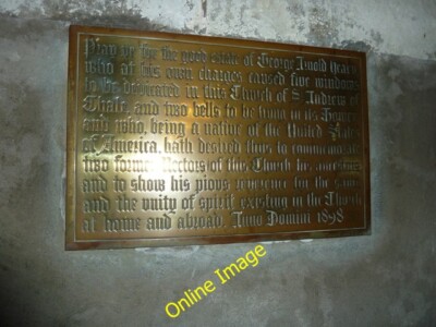 Photo 6x4 St Andrew, Chale: memorial (5)  c2013