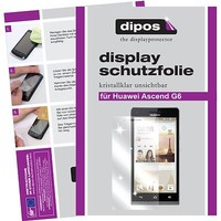2X Schutzfolie FüR Dipos Huawei Ascend G6 Klare Displayschutzfolie Crystalclear