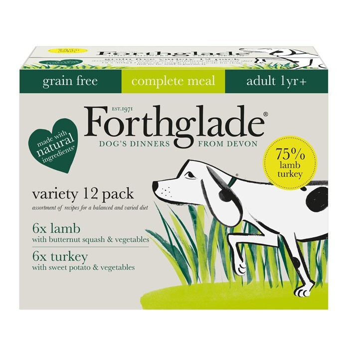 Forthglade Complete Meal Grain-Free Adult Dog - Lamb & Turkey - 12 X 395G - Image 2