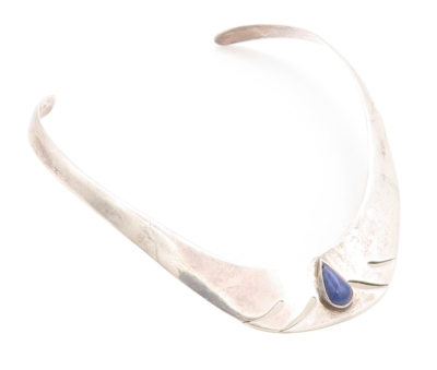 MEXICO 925 Sterling Silver Vintage Lapis Lazuli Cutout MEXICO 925 Sterling Silver Vintage Lapis Lazuli Cutout
