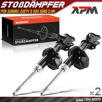 2x Stossdämpfer Gasdruck Vorne für Subaru Justy G3X Ignis II MH ab 2003 1.3 1.5L