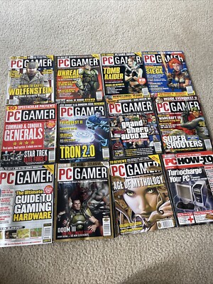 PC Gamer Magazine 2002 Vol. 9 #1, 2, 3, 4, 5, 6, 7, 9, 11, 12, Holiday & Winter