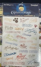 Disney Capture the Magic 2007 Scrapbooking Kit And Disney Signatures. New
