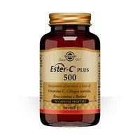 Solgar Ester C Plus 500 Integratore Sistema Immunitario, 50 Capsule Vegetali