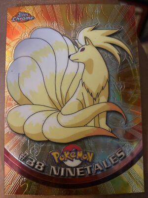 Pokemon Card Topps Chrome Ninetails #38 Animation Set NM! | eBay