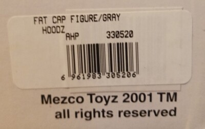 Hoodz Fat Cap Variant Vinyl Figure Complete RARE Mezco Kidrobot HK