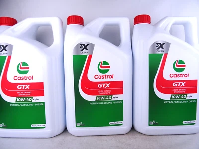 Castrol 10W40 GTX ehemals Ultraclean A3/B4 VW 50101 50500 Fiat MB 15Liter - Bild 1 von 4