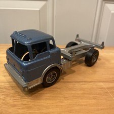 Hubley Log Hauler Truck Blue #1490 Logger Made in USA Metal