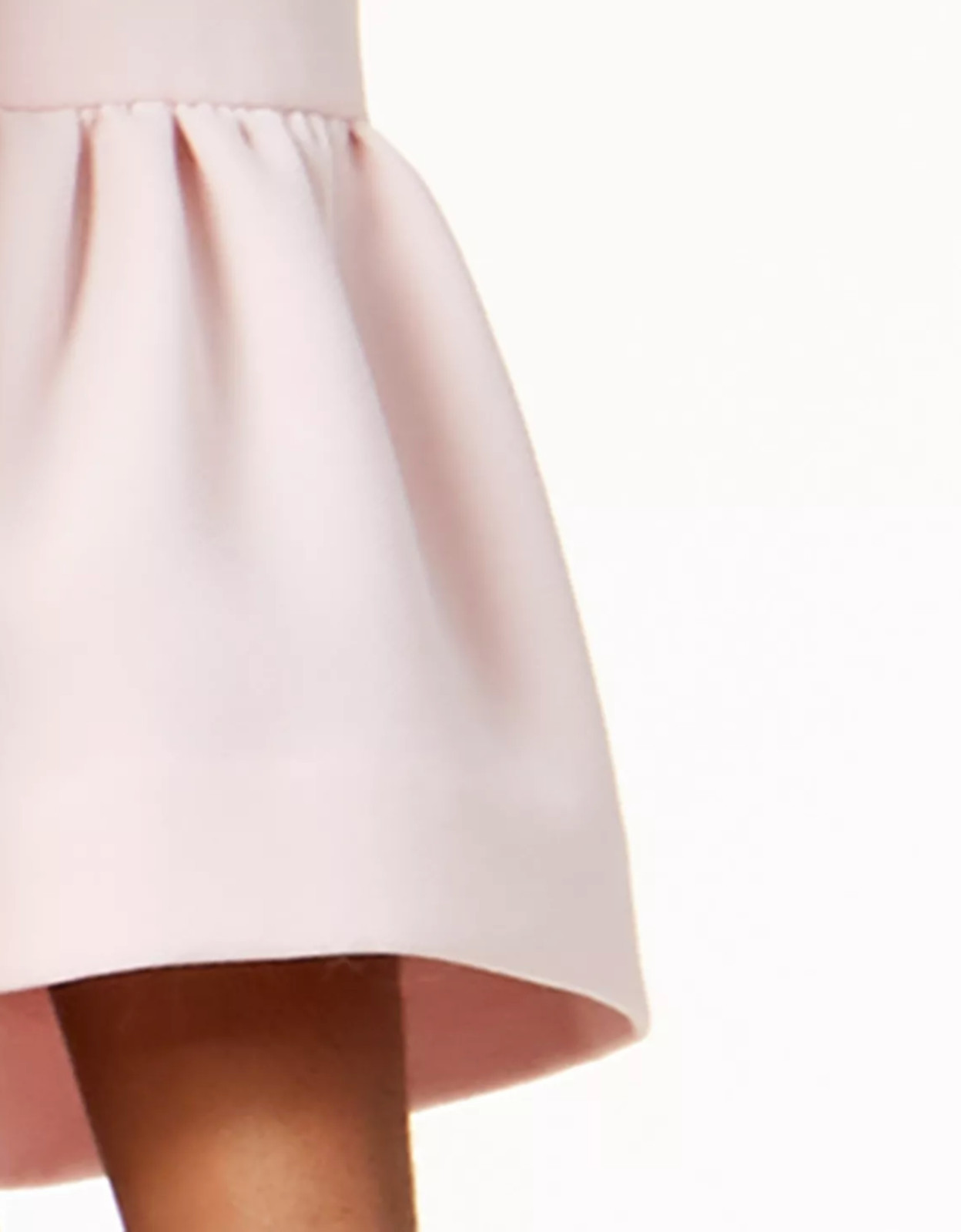 Nine West 3/4 Bell Sleeve Babydoll Longline Coat Jacket Light Pink y2k 6 S New