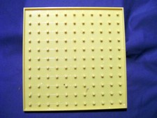 LEARNING RESOURCES GEOBOARDS SET OF 5 YELLOW OR ORANGE USED WITH RUBBERBANDS