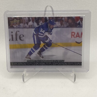 2017-18 UD Tim Hortons Triple Exposure Auston Matthews   # TE-5  