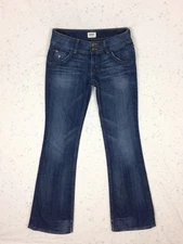 Hudson Signature Flap Pocket Bootcut Jeans Felix Wash 26 Denim Distressed Read