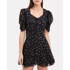 LoveShackFancy Cora Silk Mini Dress size S